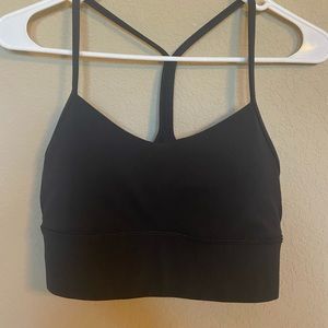 Lululemon black thick strap sport bra